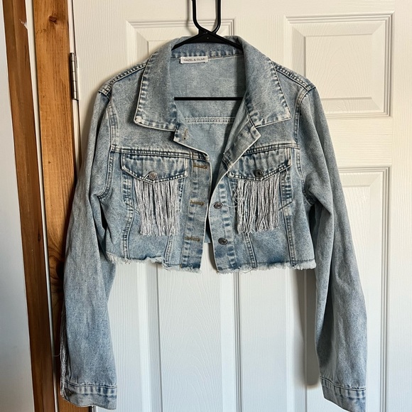 Cropped fringe jacket - Picture 1 of 2